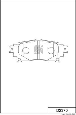 MK Kashiyama D2370 - Kit pastiglie freno, Freno a disco autozon.pro