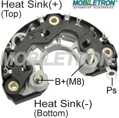 Mobiletron RB-116H - Raddrizzatore, Alternatore autozon.pro