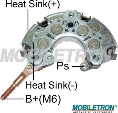 Mobiletron RN-03PL - Raddrizzatore, Alternatore autozon.pro