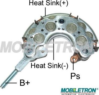 Mobiletron RN-16PL - Raddrizzatore, Alternatore autozon.pro