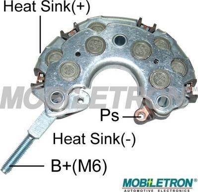 Mobiletron RN-13PL - Raddrizzatore, Alternatore autozon.pro