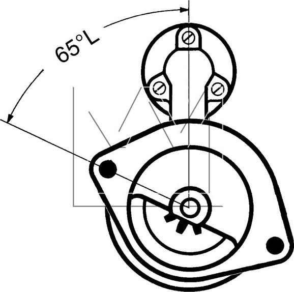 Monark 081382046 - Motorino d'avviamento autozon.pro