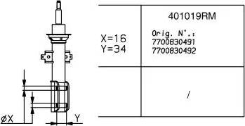 Monroe 401019RM - Ammortizzatore autozon.pro