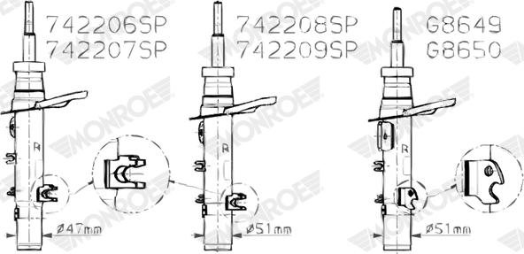 Monroe 742206SP - Ammortizzatore autozon.pro