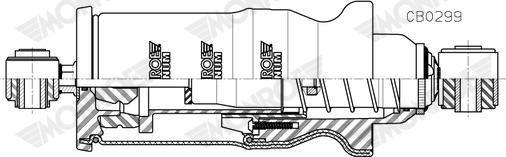 Monroe CB0299 - Ammortizzatore, Sospensione cabina autozon.pro