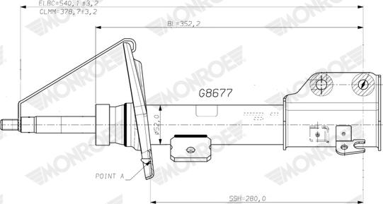 Monroe G8677 - Ammortizzatore autozon.pro