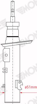 Monroe G8099 - Ammortizzatore autozon.pro