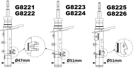 Monroe G8223 - Ammortizzatore autozon.pro