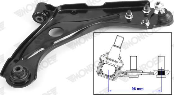 Monroe L38J04 - Braccio oscillante, Sospensione ruota autozon.pro