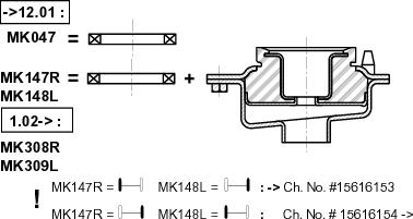 Monroe MK147 - Supporto ammortizzatore a molla autozon.pro