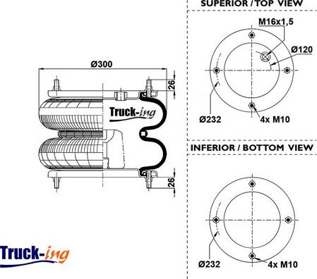 Montcada 0194365 - Soffietto, Sospensione pneumatica autozon.pro