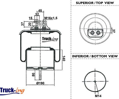 Montcada 0293492 - Soffietto, Sospensione pneumatica autozon.pro