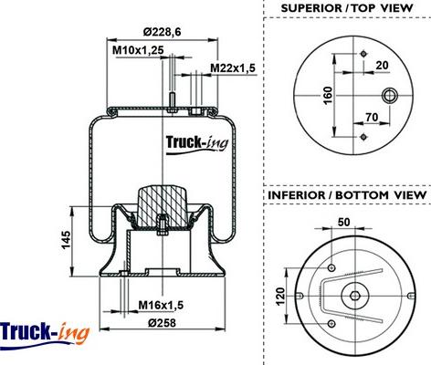 Montcada 0293522 - Soffietto, Sospensione pneumatica autozon.pro