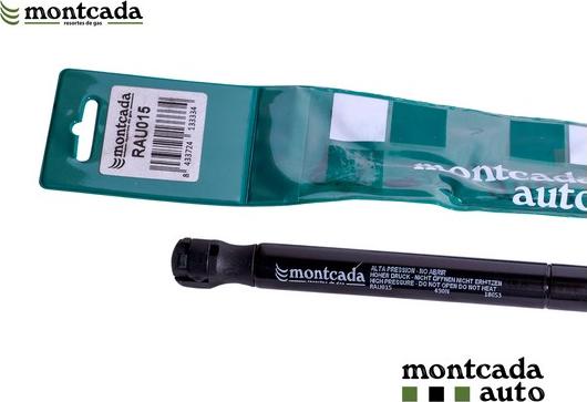 Montcada RAU015 - Ammortizatore pneumatico, Cofano bagagli / vano carico autozon.pro