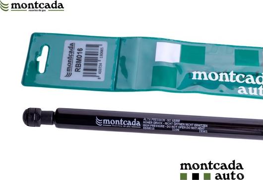 Montcada RBM016 - Ammortizatore pneumatico, Cofano bagagli / vano carico autozon.pro