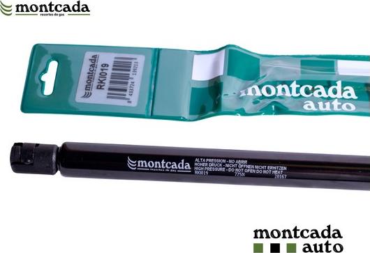 Montcada RKI019 - Ammortizatore pneumatico, Cofano bagagli / vano carico autozon.pro