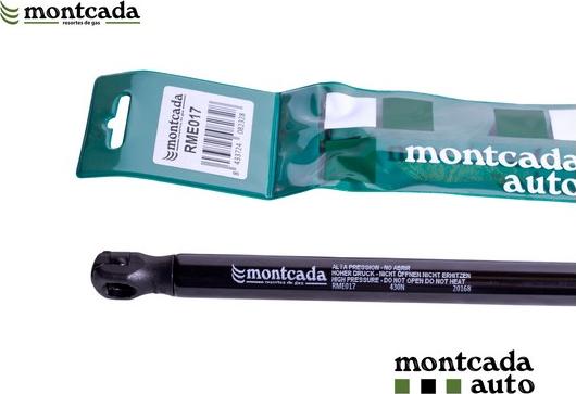 Montcada RME017 - Ammortizatore pneumatico, Cofano bagagli / vano carico autozon.pro