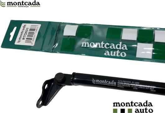 Montcada RTO031 - Ammortizatore pneumatico, Cofano bagagli / vano carico autozon.pro