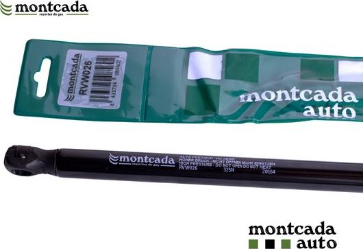 Montcada RVW026 - Ammortizatore pneumatico, Cofano bagagli / vano carico autozon.pro