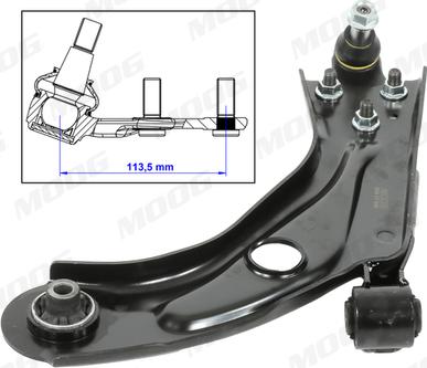 Moog CI-WP-13991 - Braccio oscillante, Sospensione ruota autozon.pro