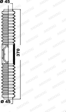 Moog K150099 - Kit soffietto, Sterzo autozon.pro