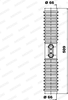 Moog K150064 - Kit soffietto, Sterzo autozon.pro