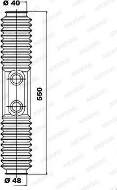 Moog K150021 - Kit soffietto, Sterzo autozon.pro