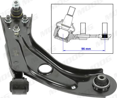 Moog PE-WP-14686 - Braccio oscillante, Sospensione ruota autozon.pro