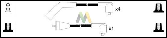 Motaquip LDRL108 - Kit cavi accensione autozon.pro