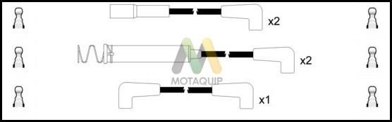 Motaquip LDRL1721 - Kit cavi accensione autozon.pro