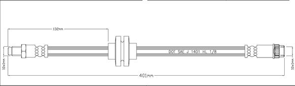 Motaquip LVBH1551 - Flessibile del freno autozon.pro