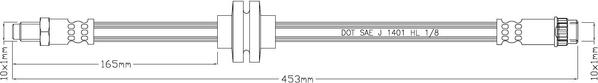 Motaquip LVBH1608 - Flessibile del freno autozon.pro