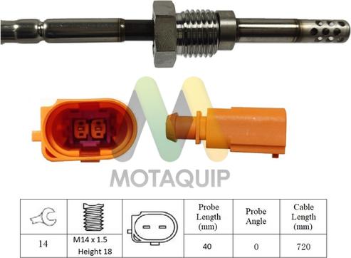 Motaquip LVET417 - Sensore, Temperatura gas scarico autozon.pro