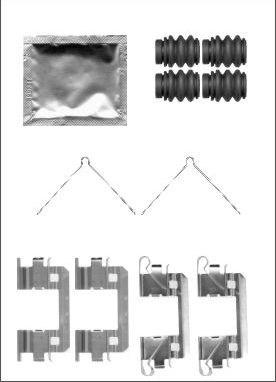 Motaquip LVMK1109 - Kit accessori, Pastiglia freno autozon.pro