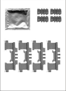 Motaquip LVMK1108 - Kit accessori, Pastiglia freno autozon.pro