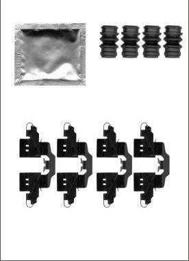 Motaquip LVMK1111 - Kit accessori, Pastiglia freno autozon.pro