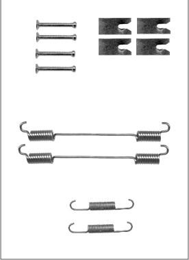 Motaquip LVMK1131 - Kit accessori, Ganasce freno autozon.pro