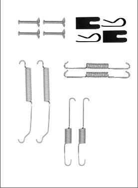 Motaquip LVMK1128 - Kit accessori, Ganasce freno autozon.pro