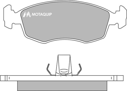 Motaquip LVXL996 - Kit pastiglie freno, Freno a disco autozon.pro