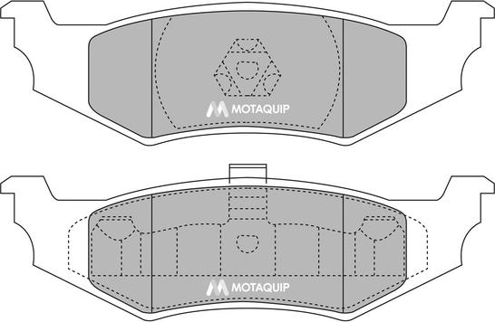 Motaquip LVXL990 - Kit pastiglie freno, Freno a disco autozon.pro