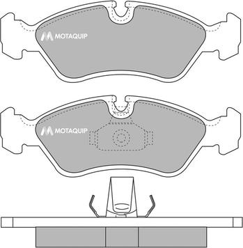 Motaquip LVXL986 - Kit pastiglie freno, Freno a disco autozon.pro