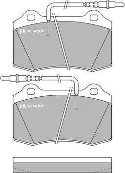 Motaquip LVXL983 - Kit pastiglie freno, Freno a disco autozon.pro