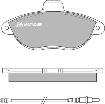 Motaquip LVXL971 - Kit pastiglie freno, Freno a disco autozon.pro