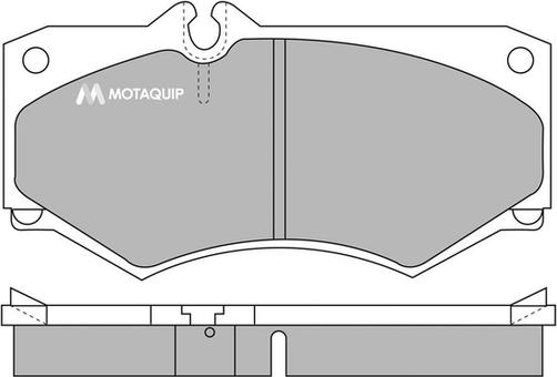 Motaquip LVXL448 - Kit pastiglie freno, Freno a disco autozon.pro