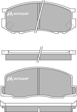 Motaquip LVXL456 - Kit pastiglie freno, Freno a disco autozon.pro