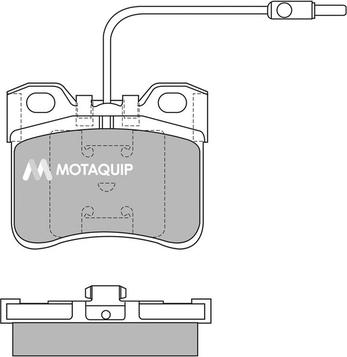 Motaquip LVXL401 - Kit pastiglie freno, Freno a disco autozon.pro