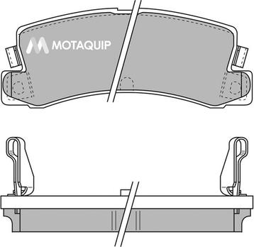 Motaquip LVXL480 - Kit pastiglie freno, Freno a disco autozon.pro