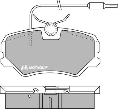 Motaquip LVXL488 - Kit pastiglie freno, Freno a disco autozon.pro