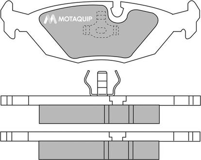 Motaquip LVXL433 - Kit pastiglie freno, Freno a disco autozon.pro