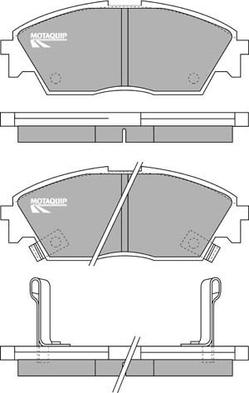 Motaquip LVXL595 - Kit pastiglie freno, Freno a disco autozon.pro